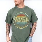 Awesome Daughter Father's Day Unisex Crewneck T-Shirt Sweatshirt Hoodie