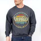 Awesome Daughter Father's Day Unisex Crewneck T-Shirt Sweatshirt Hoodie