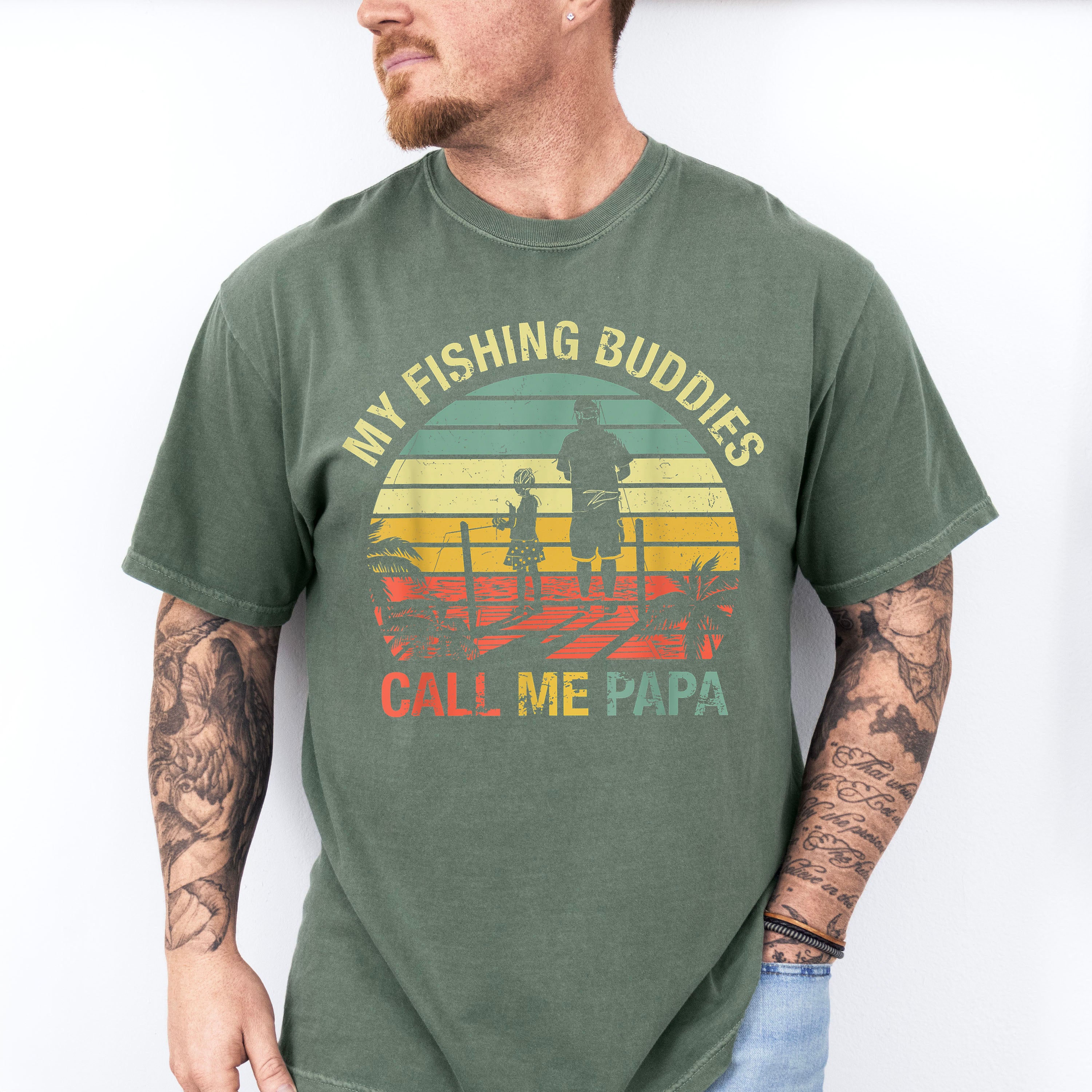 Call Me Papa Father's Day Unisex Crewneck T-Shirt Sweatshirt Hoodie