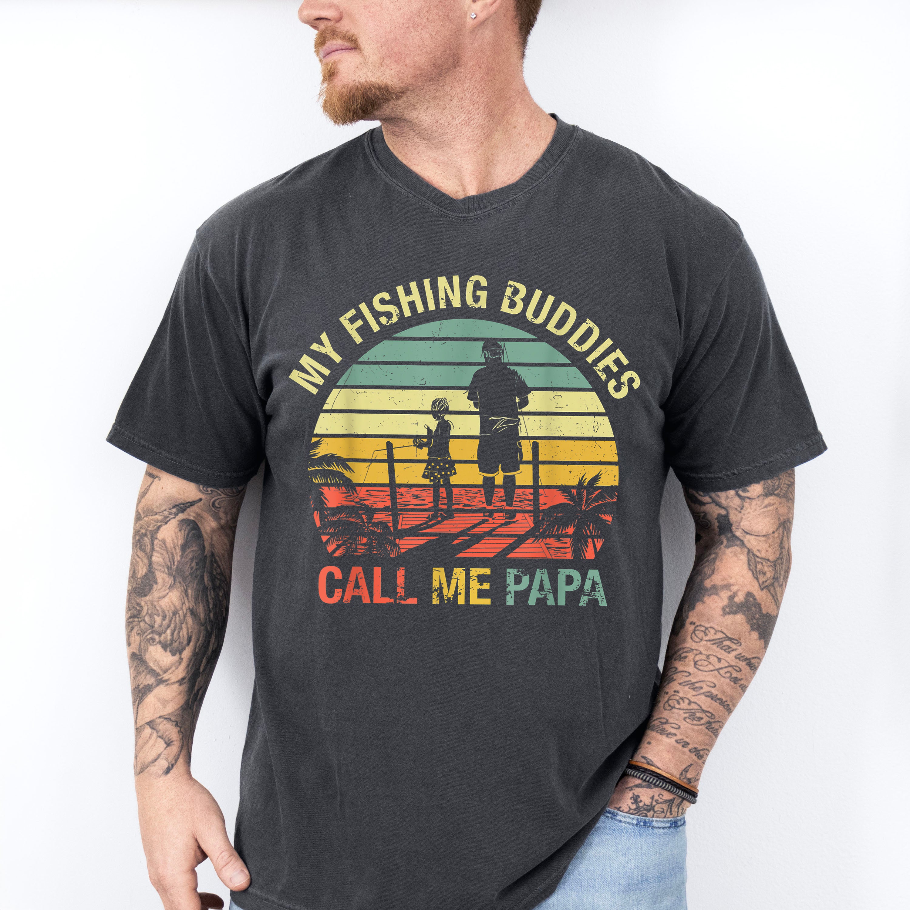 Call Me Papa Father's Day Unisex Crewneck T-Shirt Sweatshirt Hoodie