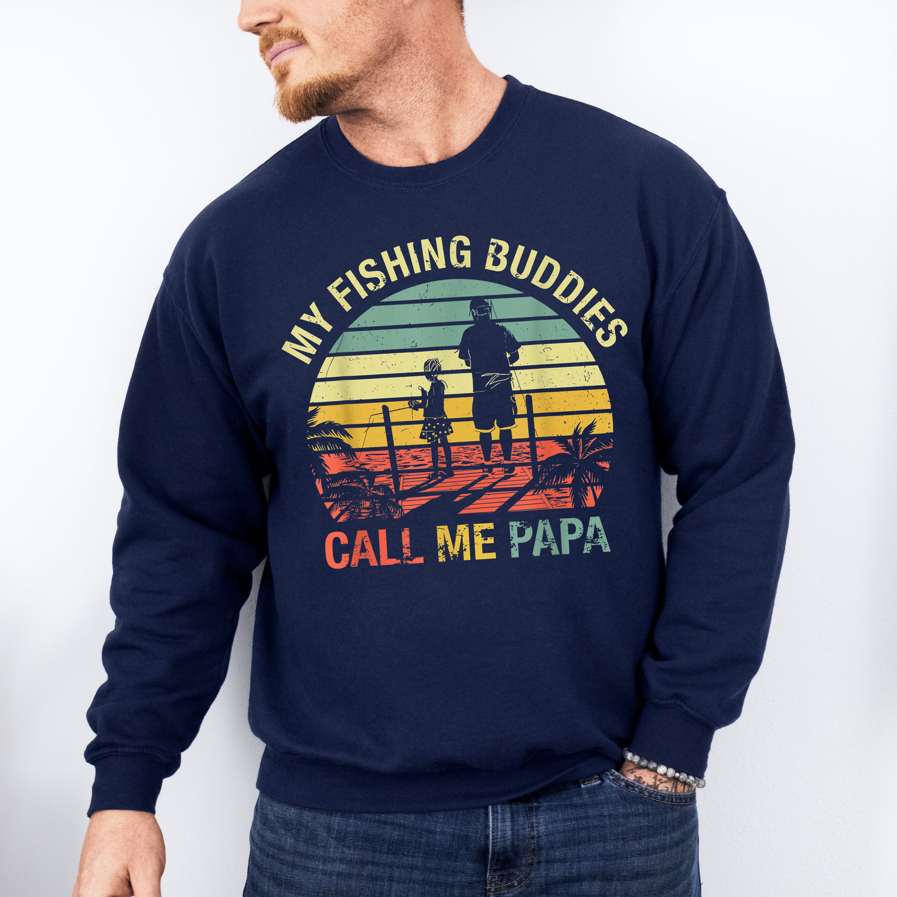 Call Me Papa Father's Day Unisex Crewneck T-Shirt Sweatshirt Hoodie