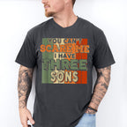 I Have Three Sons Father's Day Unisex Crewneck T-Shirt Sweatshirt Hoodie