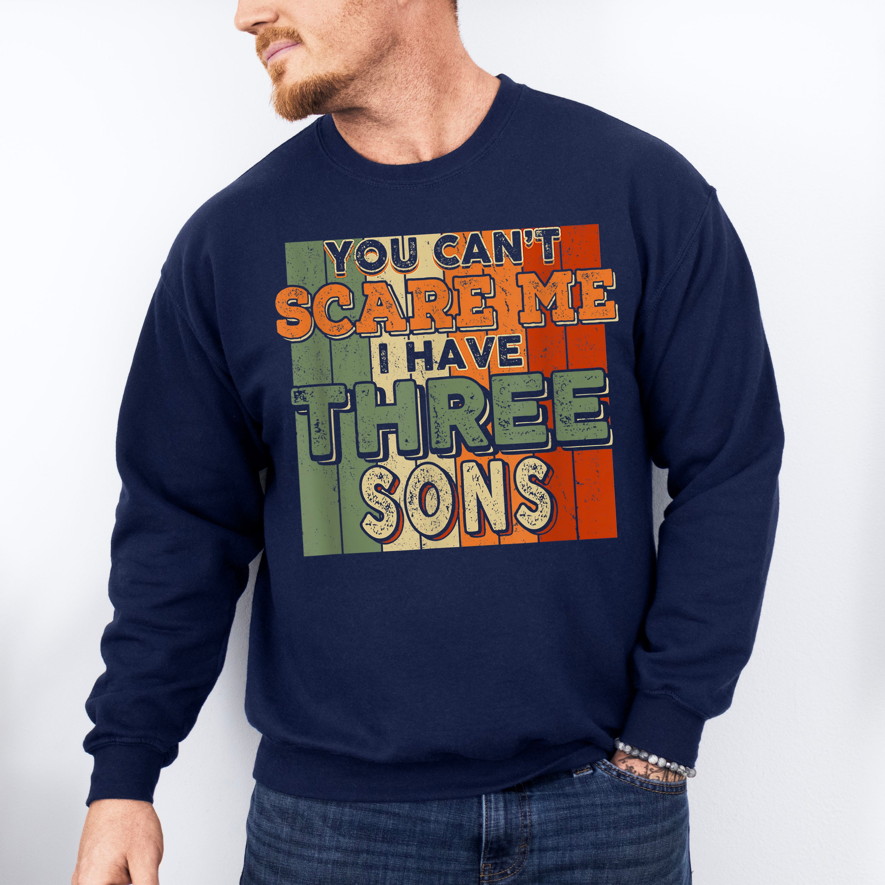 I Have Three Sons Father's Day Unisex Crewneck T-Shirt Sweatshirt Hoodie