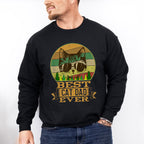 Best Cat Dad Ever Father's Day Unisex Crewneck T-Shirt Sweatshirt Hoodie