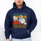 Cat Dad Father's Day Unisex Crewneck T-Shirt Sweatshirt Hoodie