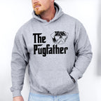 The Pugfather Father's Day Unisex Crewneck T-Shirt Sweatshirt Hoodie