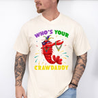 Mardi Gras Crawdaddy Father's Day Unisex Crewneck T-Shirt Sweatshirt Hoodie