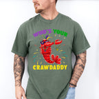 Mardi Gras Crawdaddy Father's Day Unisex Crewneck T-Shirt Sweatshirt Hoodie
