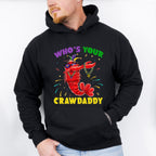 Mardi Gras Crawdaddy Father's Day Unisex Crewneck T-Shirt Sweatshirt Hoodie