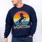 Dadacorn Father's Day Unisex Crewneck T-Shirt Sweatshirt Hoodie