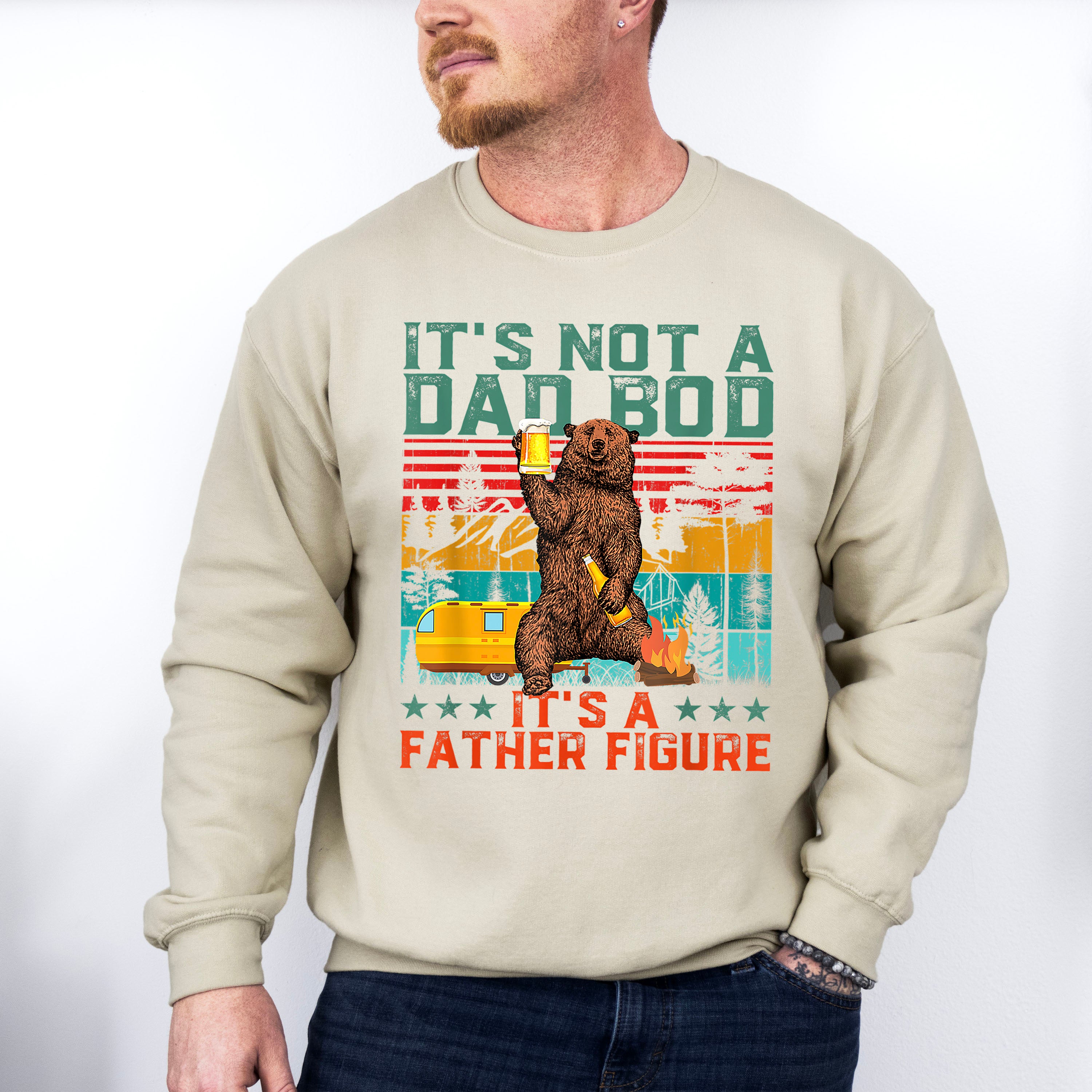 It's Father Figure Father's Day Unisex Crewneck T-Shirt Sweatshirt Hoodie