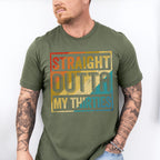 Straight Outta My Thirties Father's Day Unisex Crewneck T-Shirt Sweatshirt Hoodie
