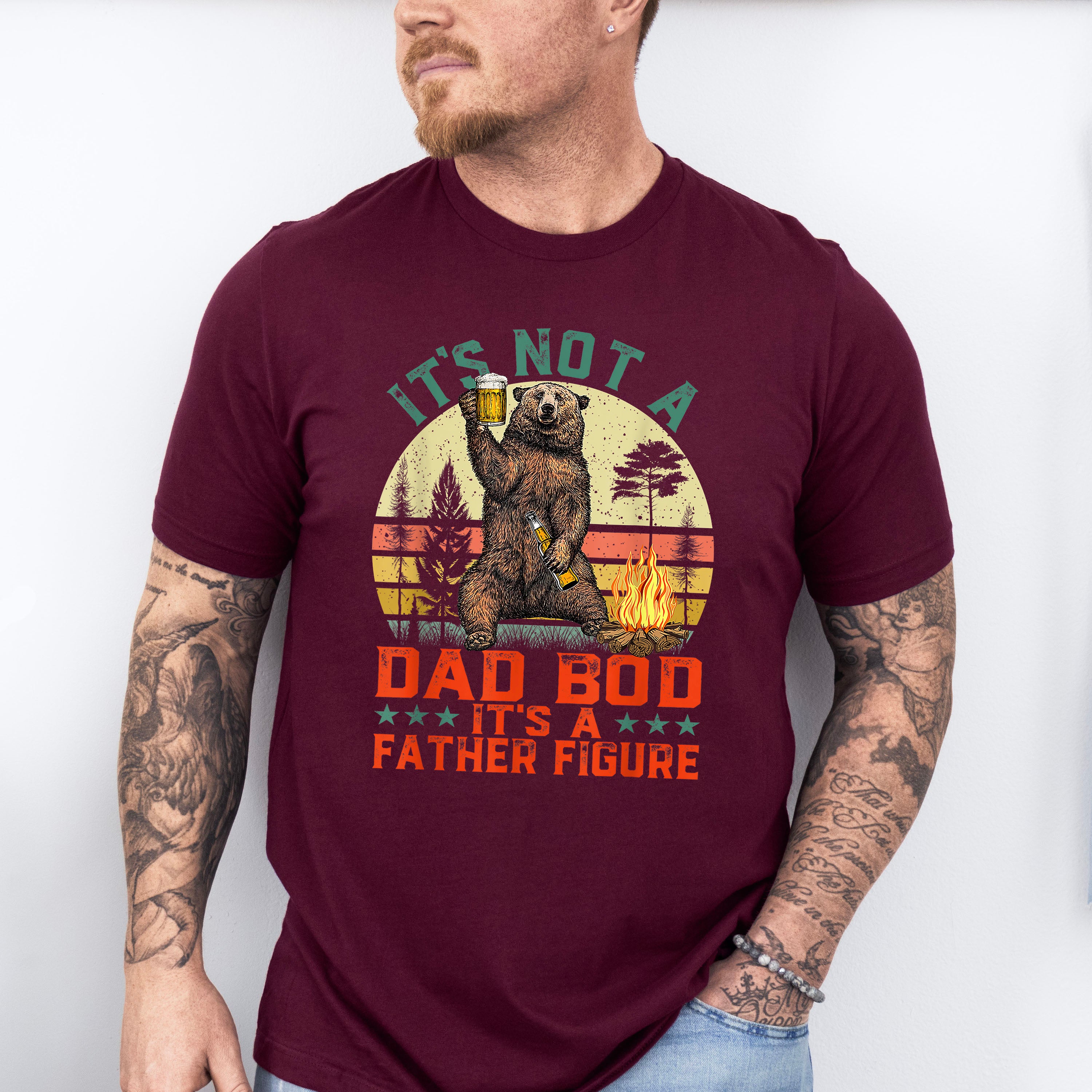 Not A Dad Bod Father's Day Unisex Crewneck T-Shirt Sweatshirt Hoodie