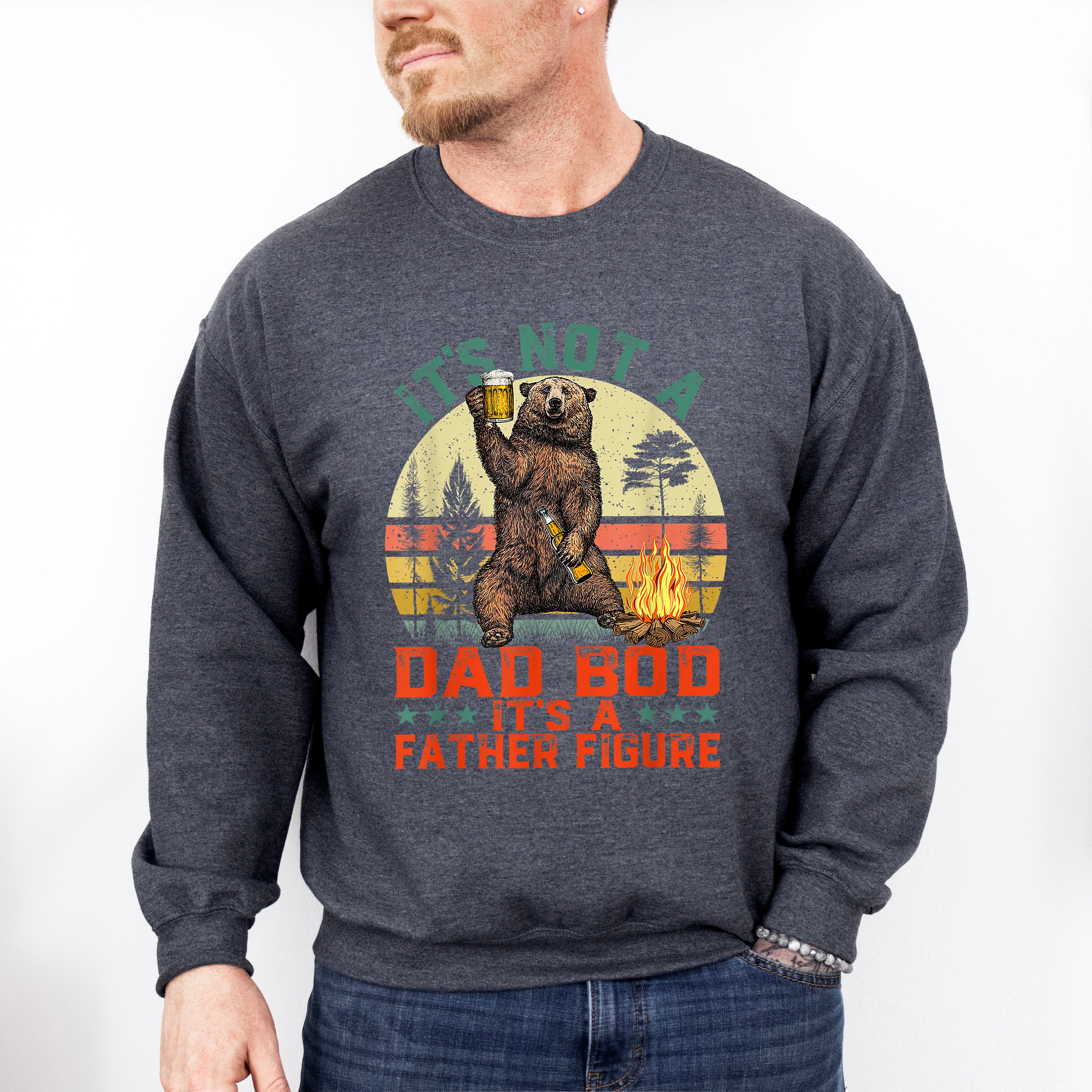 Not A Dad Bod Father's Day Unisex Crewneck T-Shirt Sweatshirt Hoodie