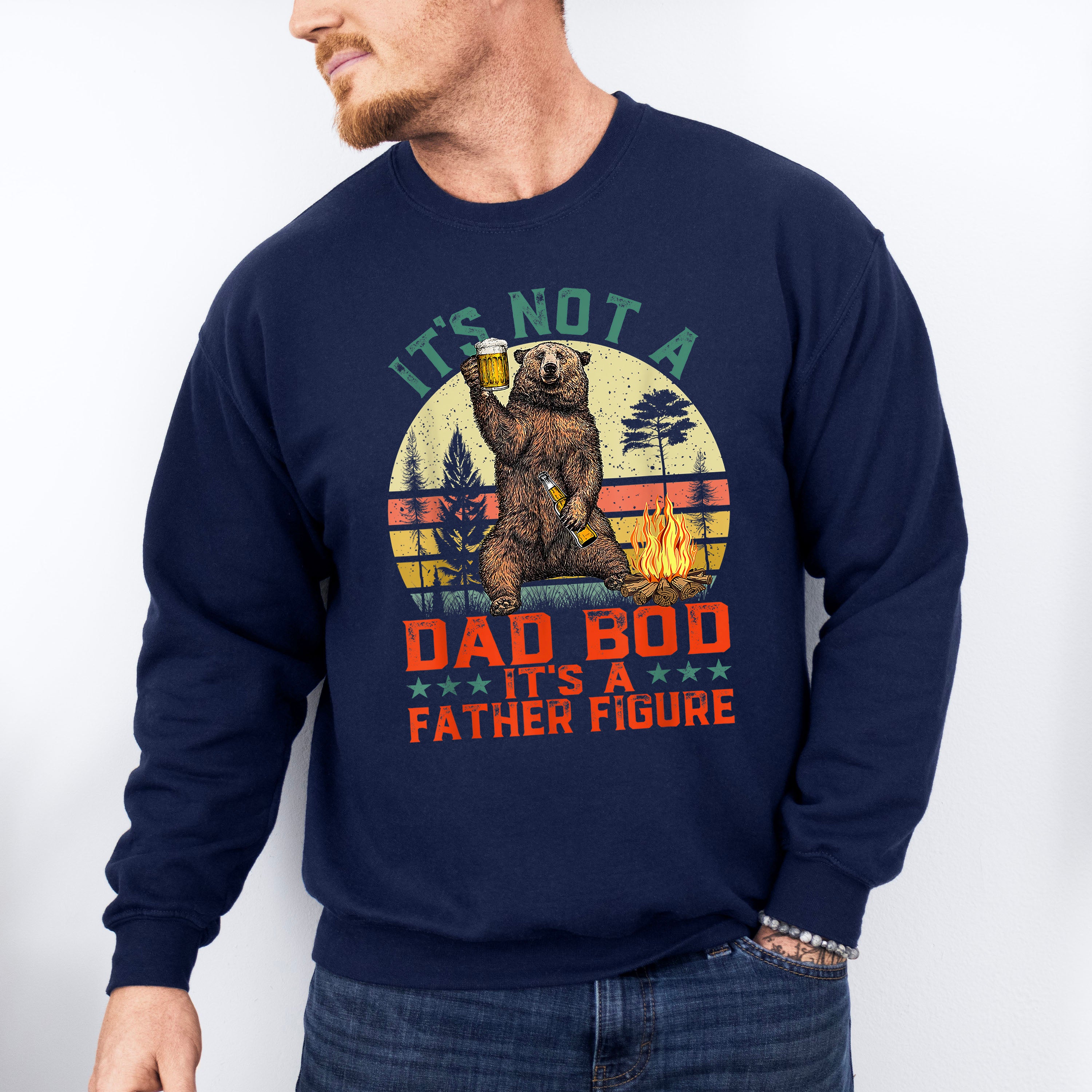 Not A Dad Bod Father's Day Unisex Crewneck T-Shirt Sweatshirt Hoodie