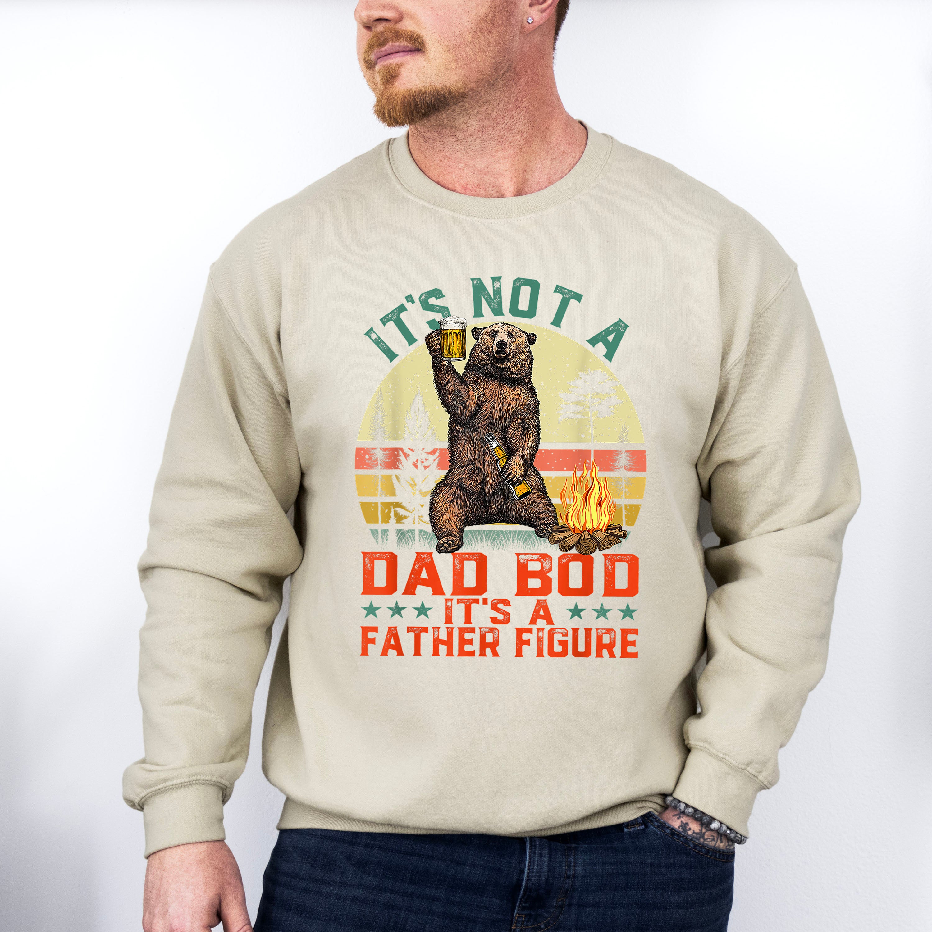 Not A Dad Bod Father's Day Unisex Crewneck T-Shirt Sweatshirt Hoodie