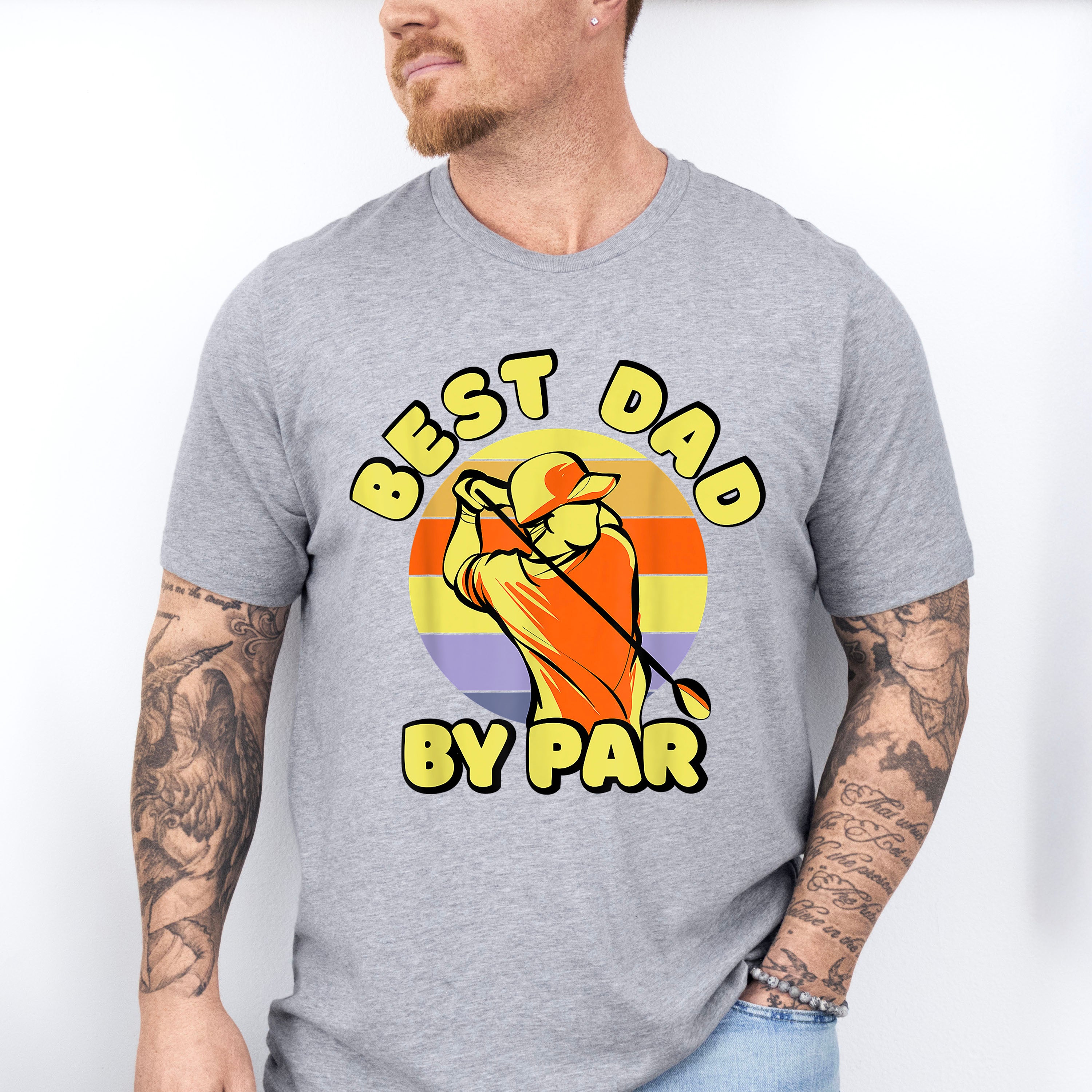 Best Dad By Par Father's Day Unisex Crewneck T-Shirt Sweatshirt Hoodie
