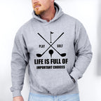 Play Golf Father's Day Unisex Crewneck T-Shirt Sweatshirt Hoodie