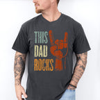 This Dad Rocks Father's Day Unisex Crewneck T-Shirt Sweatshirt Hoodie