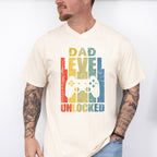 Dad Level Unlocked Father's Day Unisex Crewneck T-Shirt Sweatshirt Hoodie