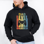 Dad Level Unlocked Father's Day Unisex Crewneck T-Shirt Sweatshirt Hoodie