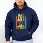 Dad Level Unlocked Father's Day Unisex Crewneck T-Shirt Sweatshirt Hoodie
