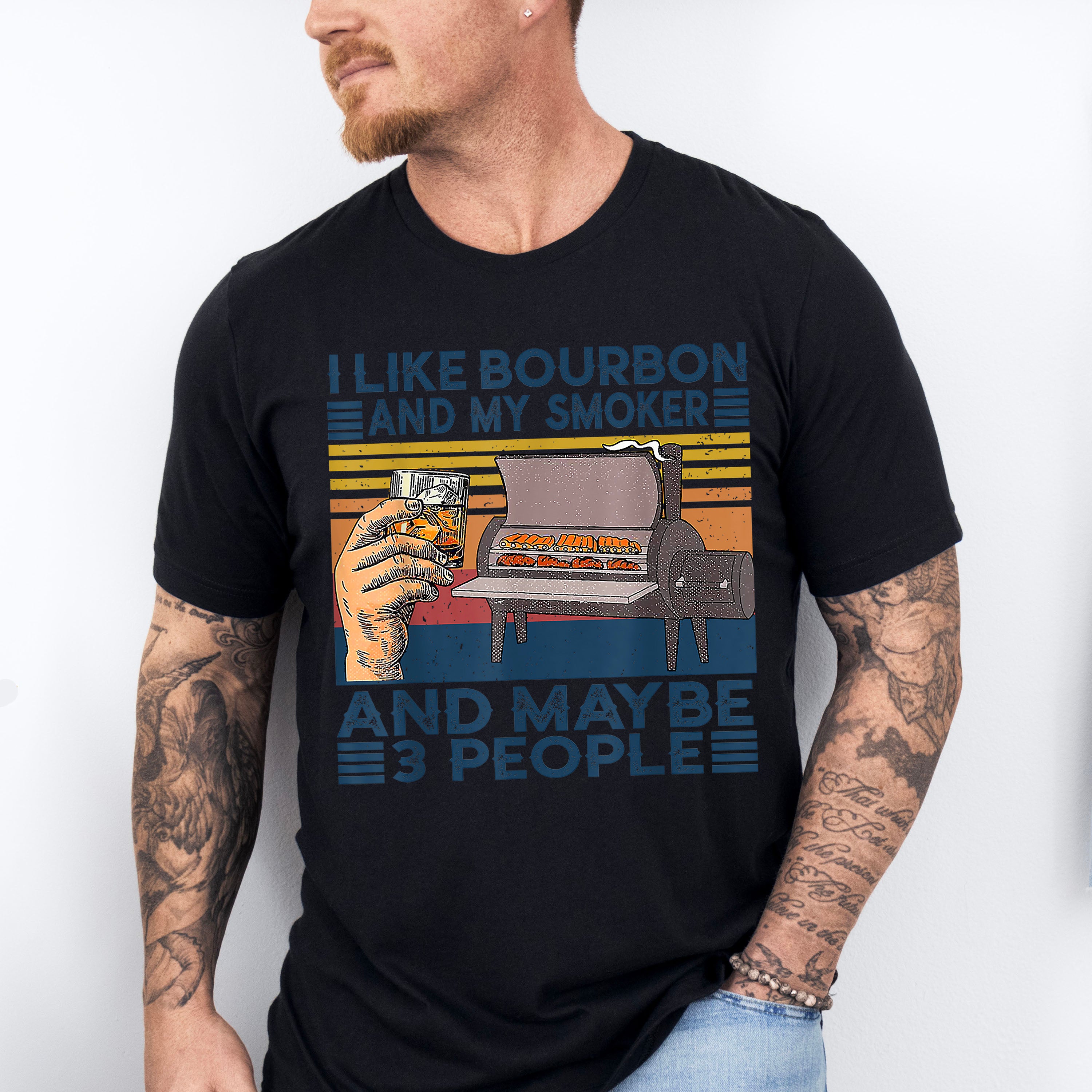 I Like Bourbon Father's Day Unisex Crewneck T-Shirt Sweatshirt Hoodie