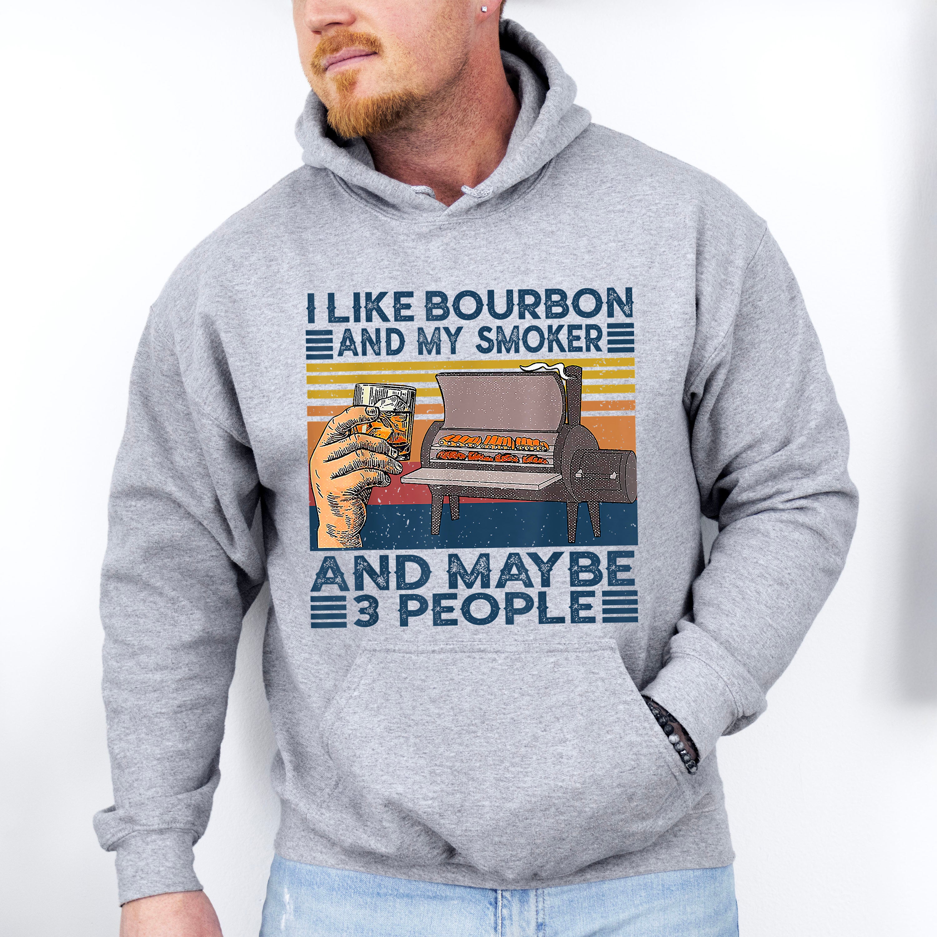 I Like Bourbon Father's Day Unisex Crewneck T-Shirt Sweatshirt Hoodie
