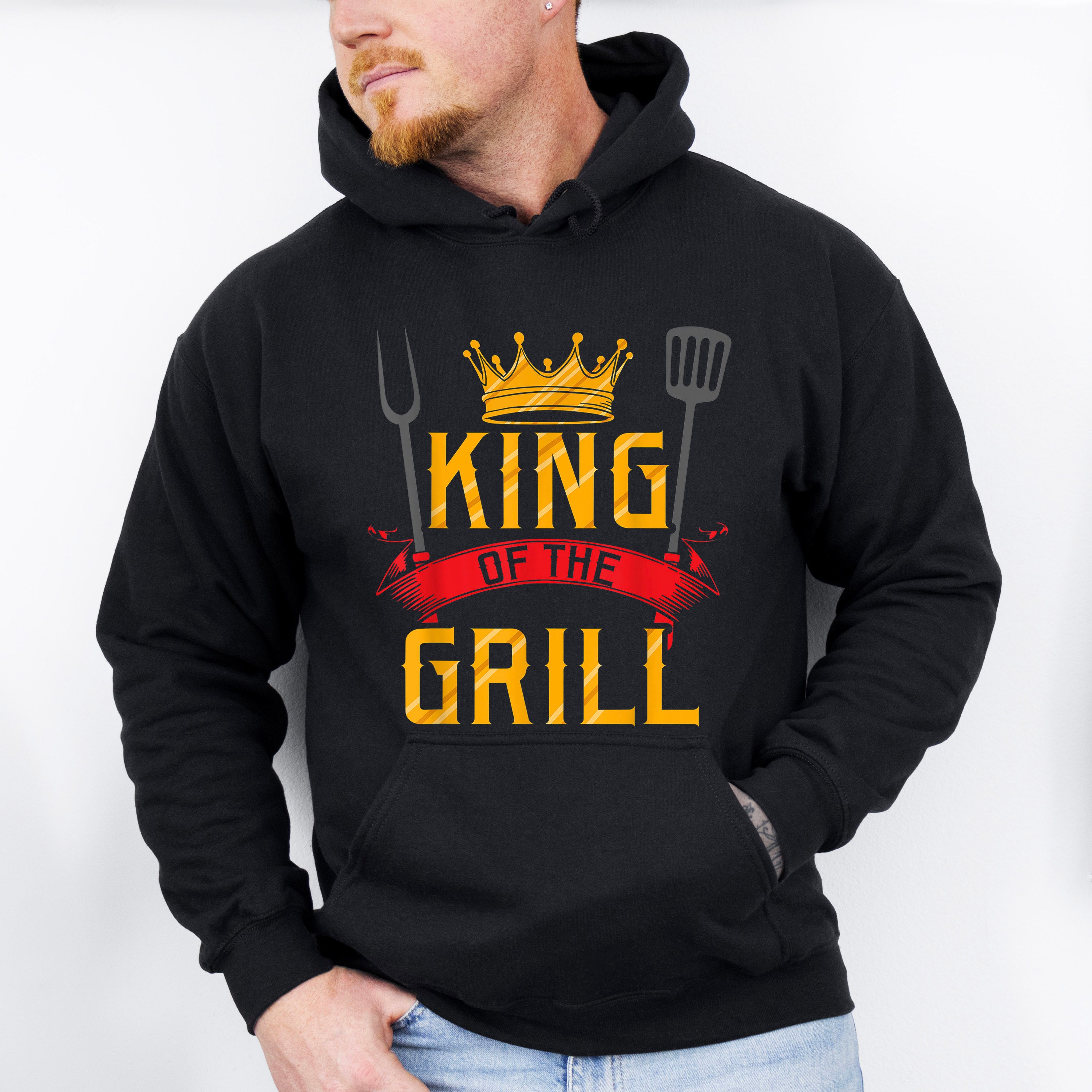 King Of The Grill Father's Day Unisex Crewneck T-Shirt Sweatshirt Hoodie
