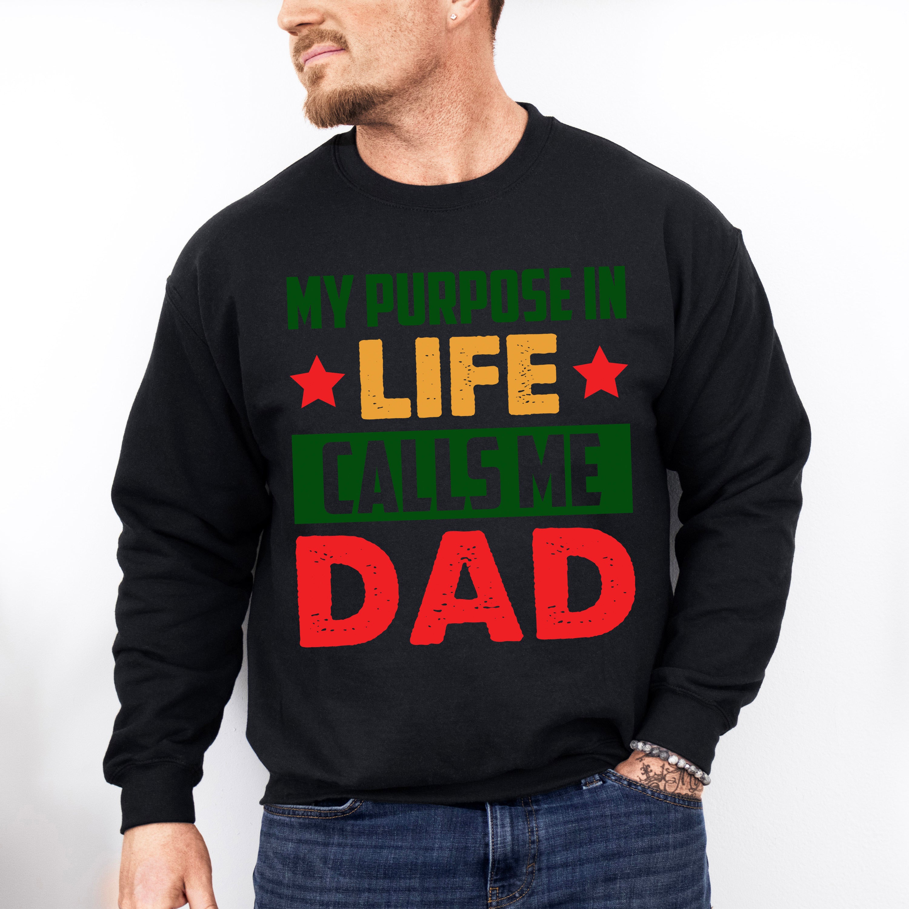Calls Me Dad Father's Day Unisex Crewneck T-Shirt Sweatshirt Hoodie
