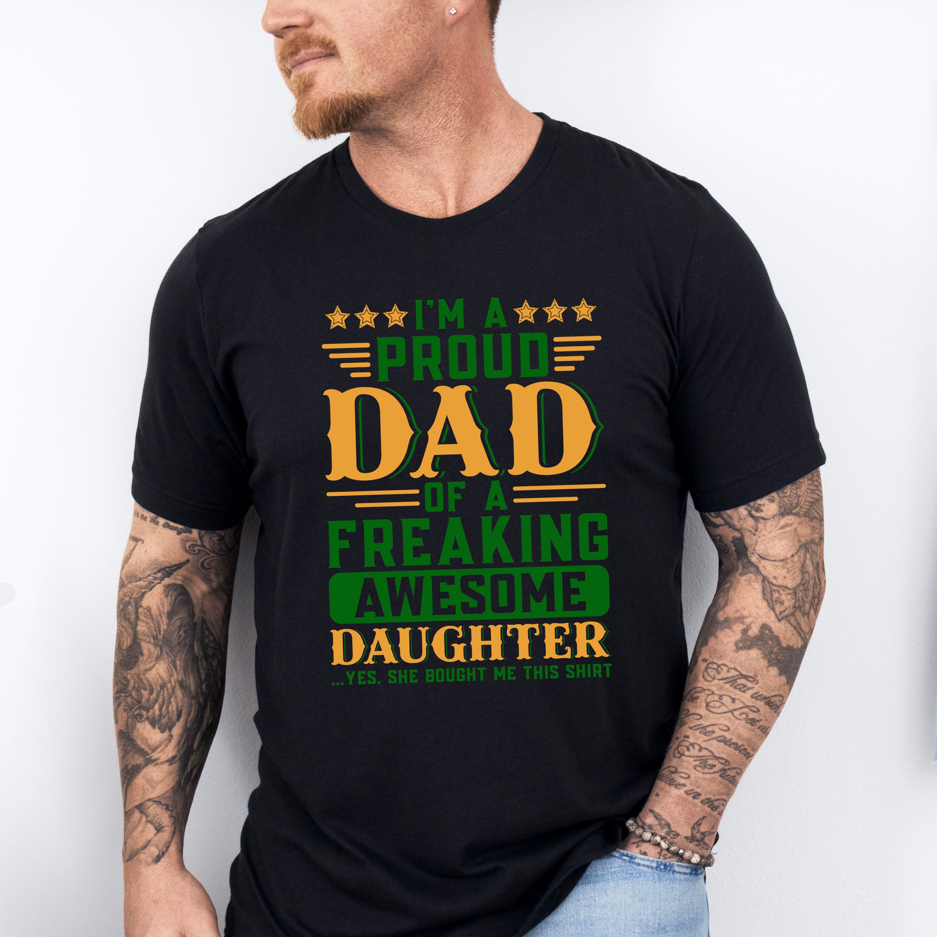 Proud Dad Father's Day Unisex Crewneck T-Shirt Sweatshirt Hoodie