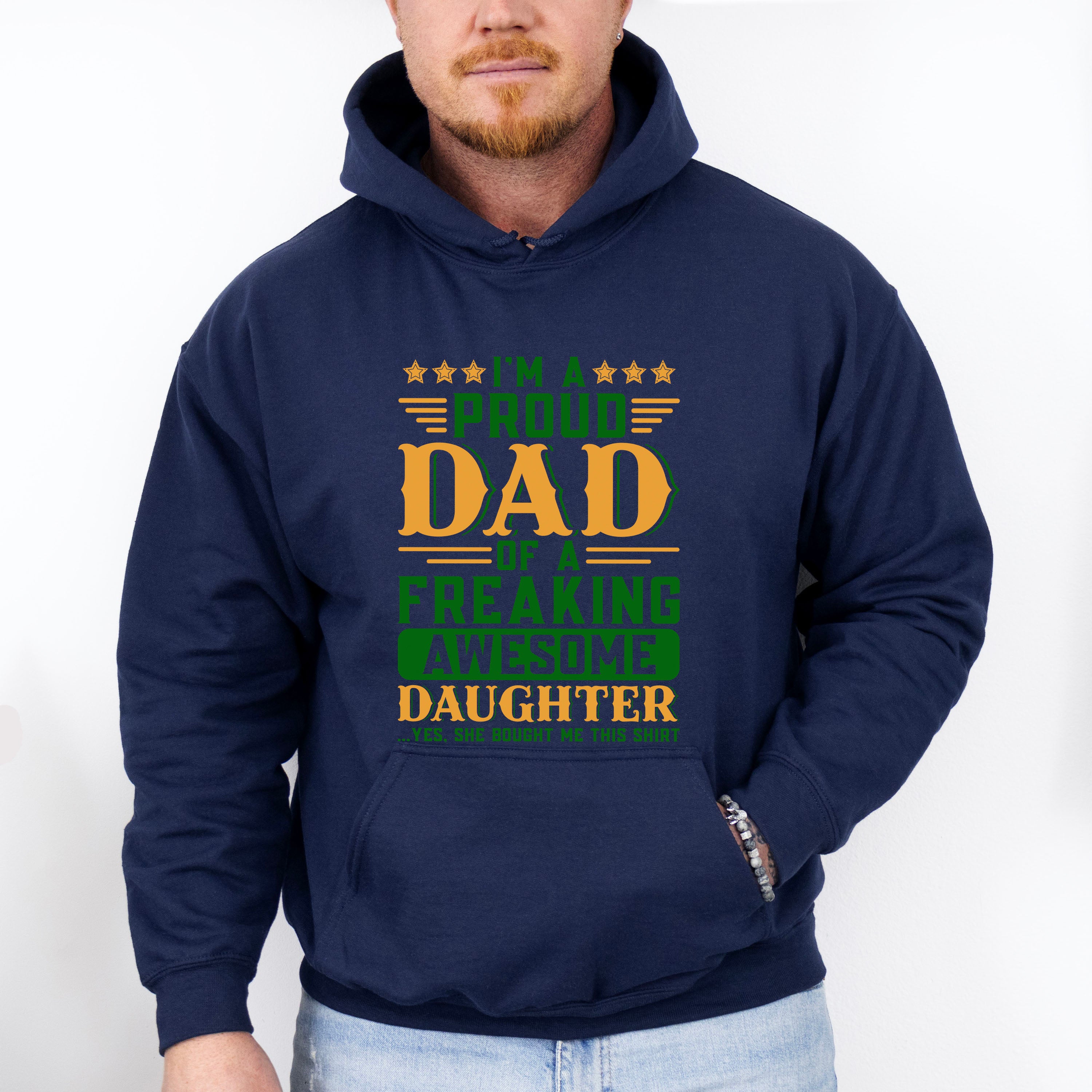 Proud Dad Father's Day Unisex Crewneck T-Shirt Sweatshirt Hoodie