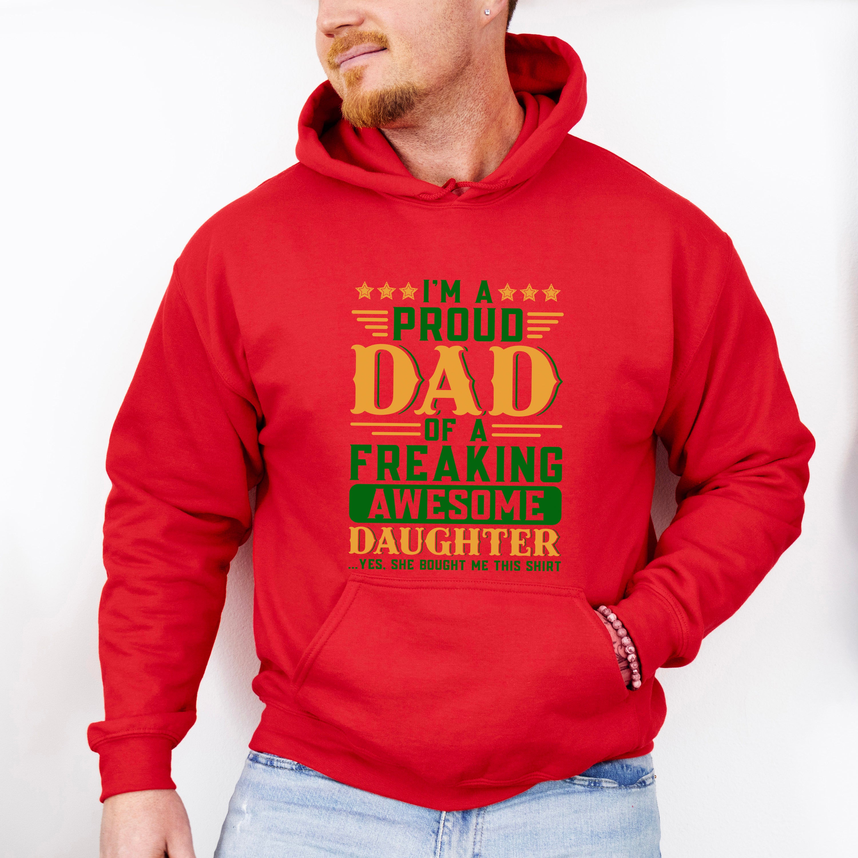 Proud Dad Father's Day Unisex Crewneck T-Shirt Sweatshirt Hoodie