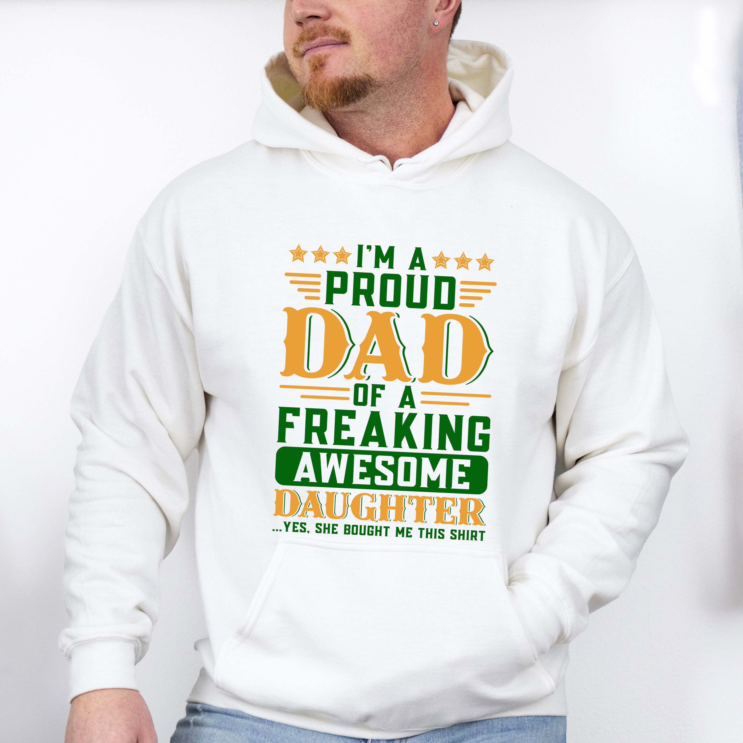 Proud Dad Father's Day Unisex Crewneck T-Shirt Sweatshirt Hoodie