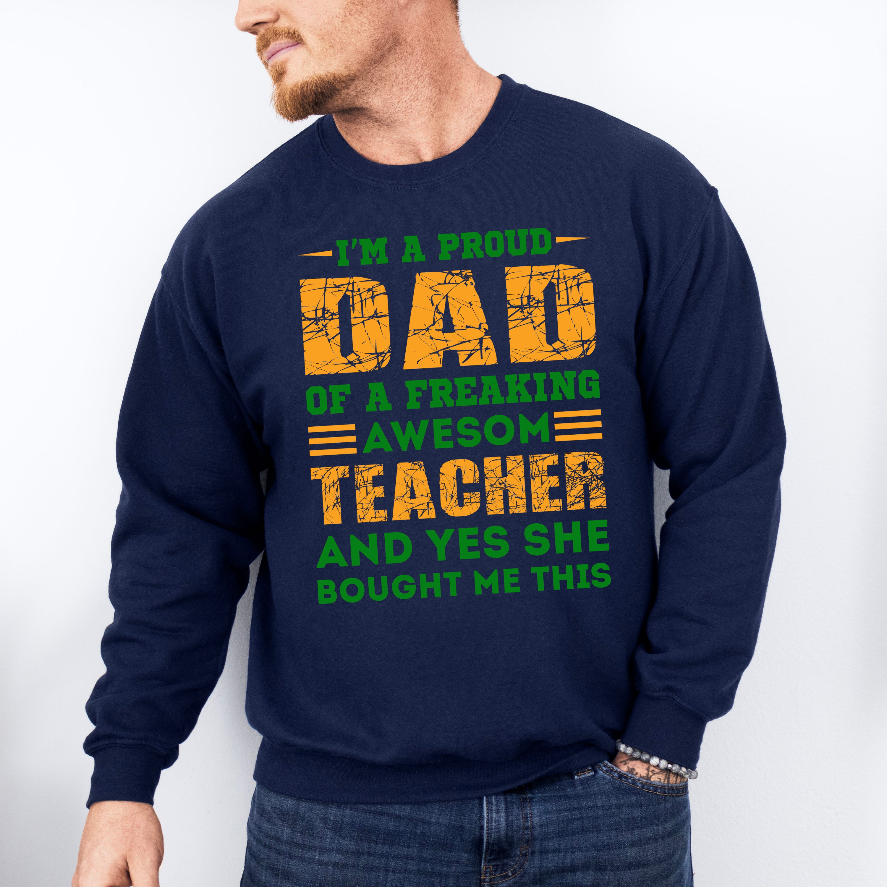 She Bought Me This Father's Day Unisex Crewneck T-Shirt Sweatshirt Hoodie