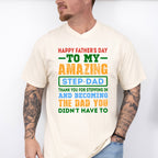 Step-Dad Father's Day Unisex Crewneck T-Shirt Sweatshirt Hoodie