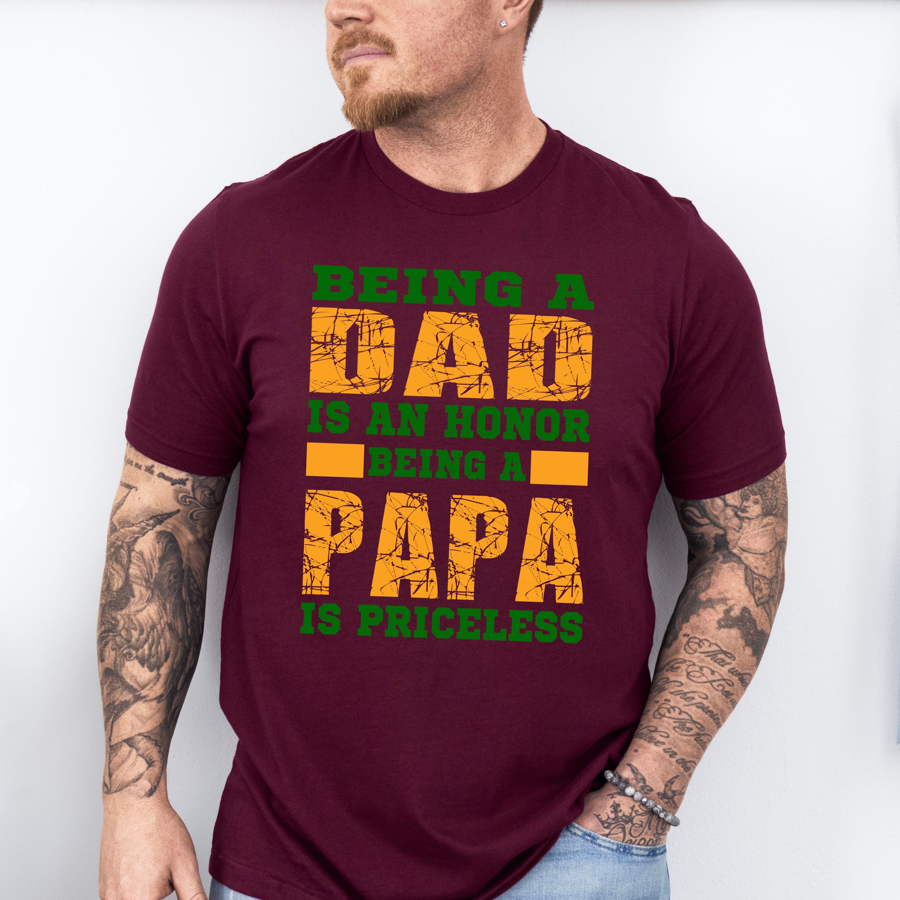 Being A Papa Father's Day Unisex Crewneck T-Shirt Sweatshirt Hoodie