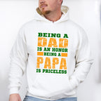Being A Papa Father's Day Unisex Crewneck T-Shirt Sweatshirt Hoodie