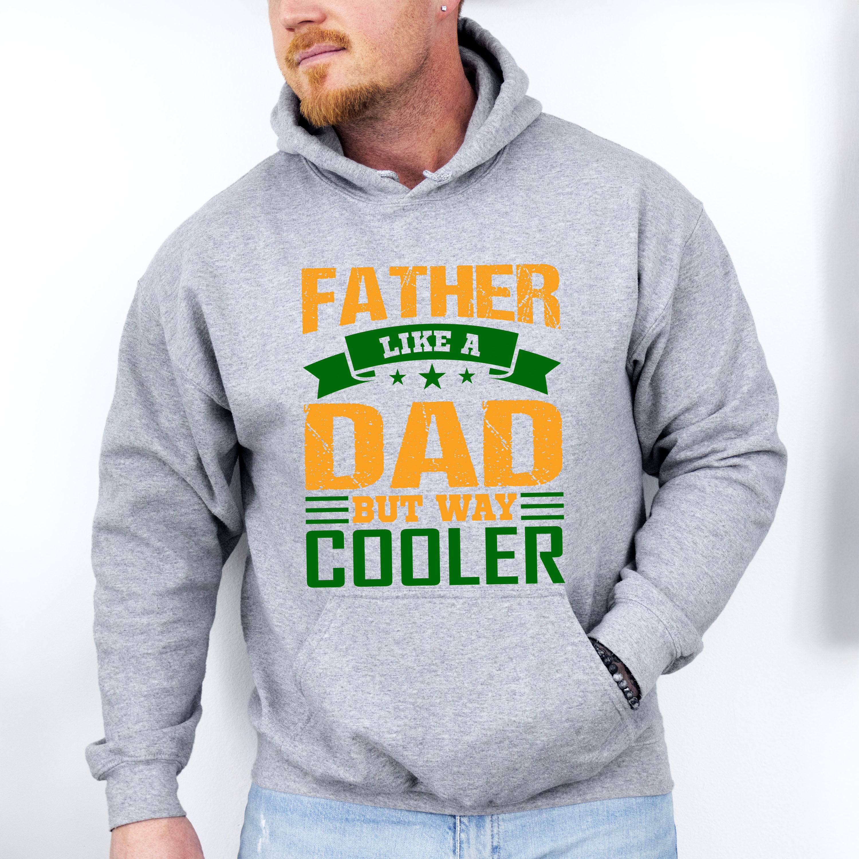 Dad But Way Cooler Father's Day Unisex Crewneck T-Shirt Sweatshirt Hoodie