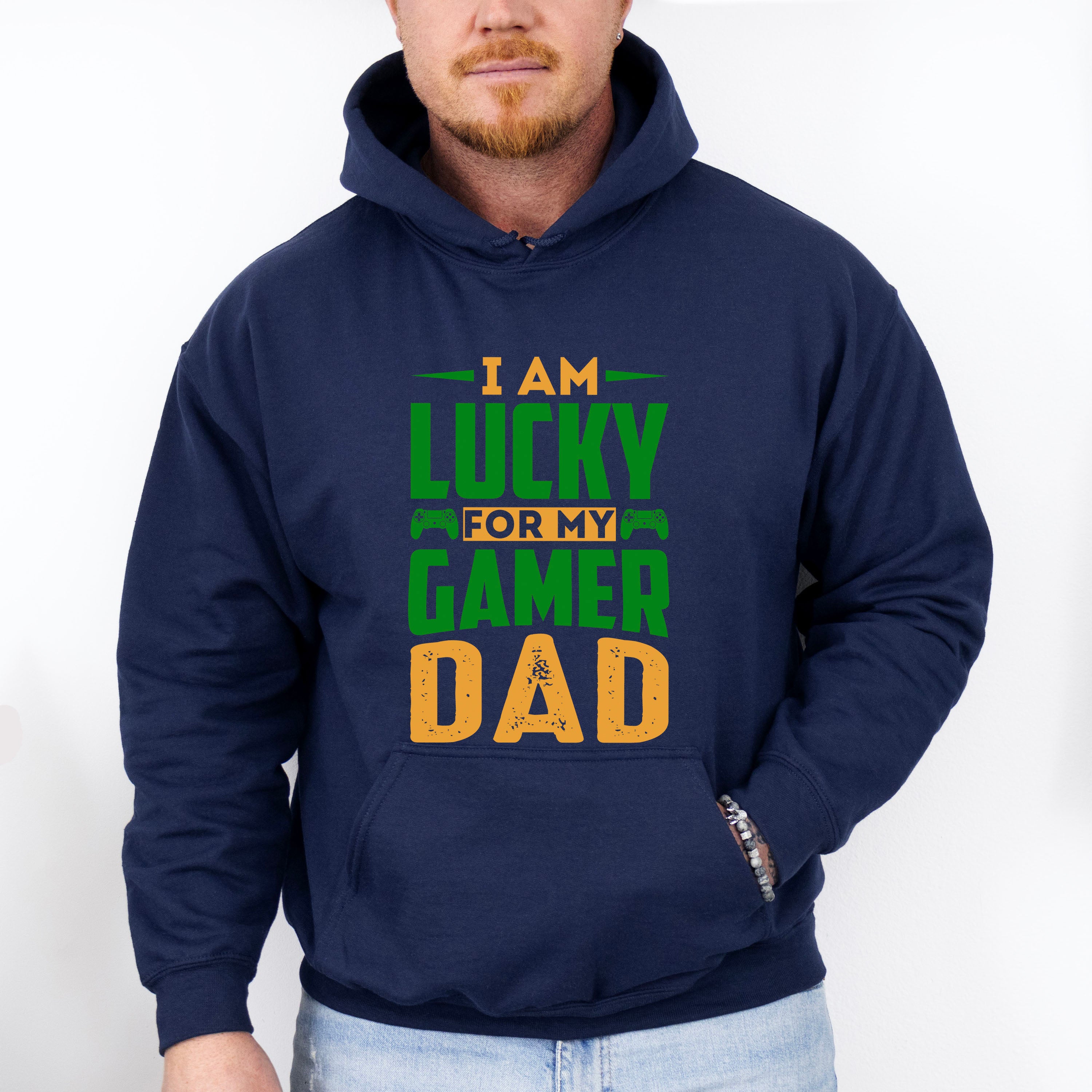 I'm Lucky Father's Day Unisex Crewneck T-Shirt Sweatshirt Hoodie