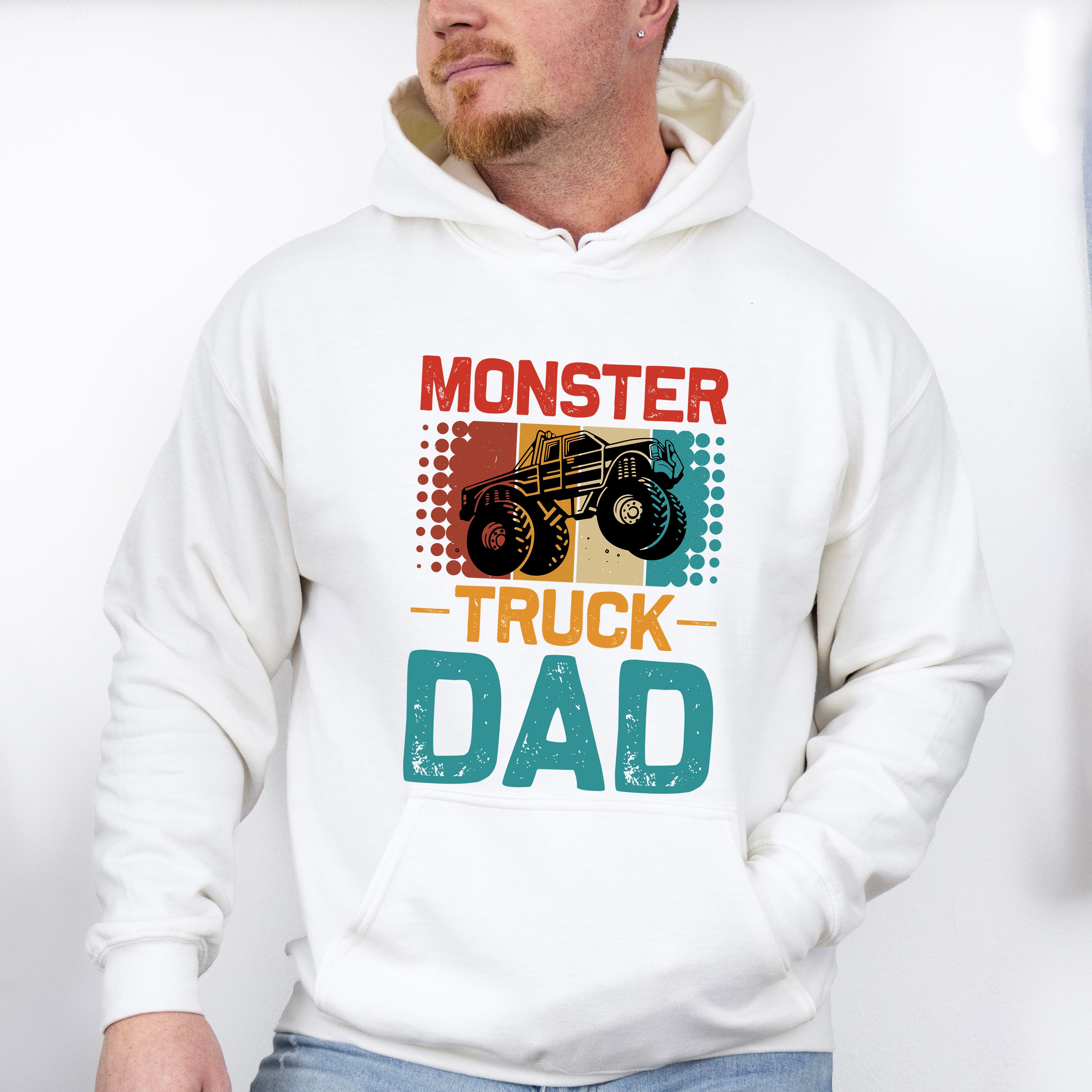 Monster Truck Dad Father's Day Unisex Crewneck T-Shirt Sweatshirt Hoodie