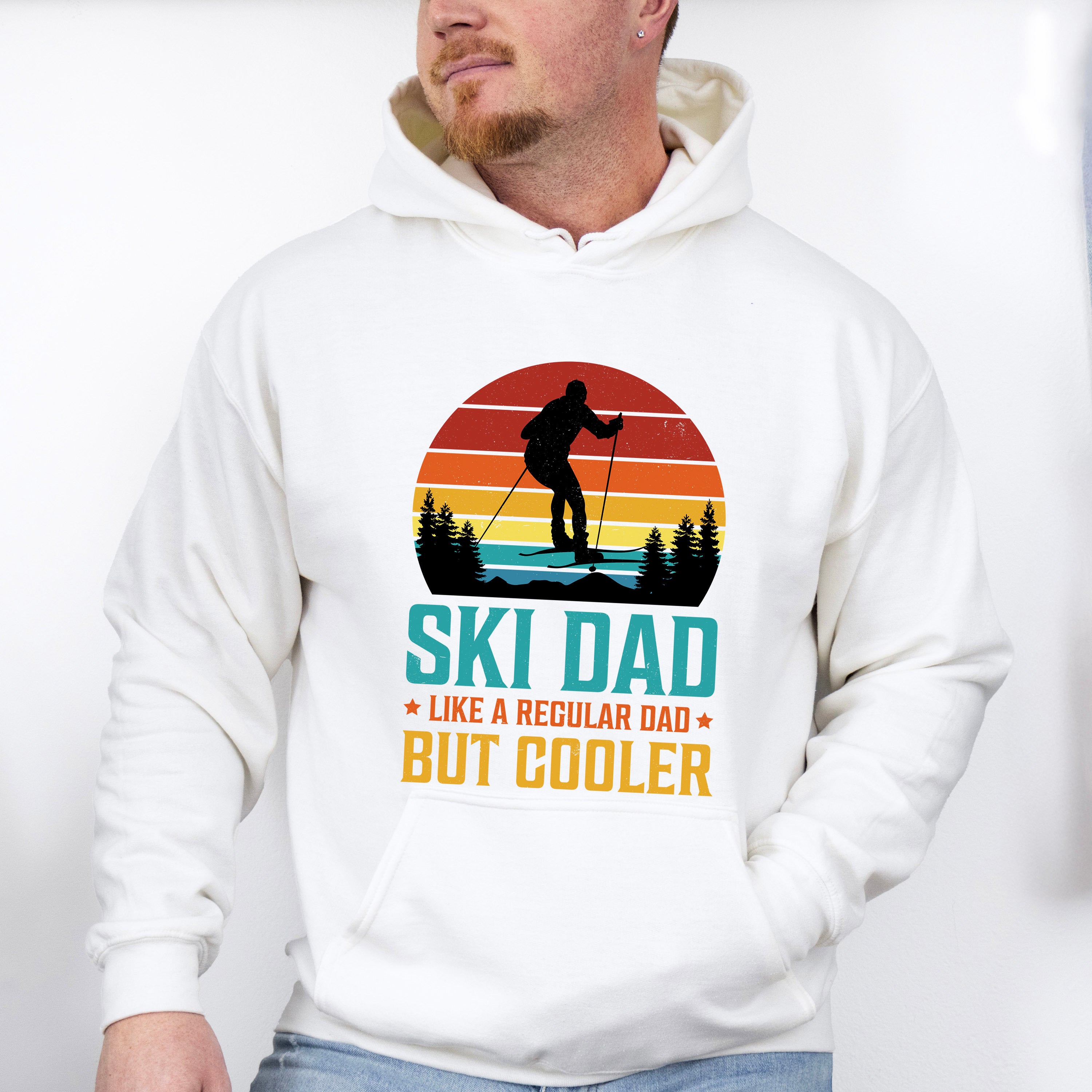 Ski Dad Father's Day Unisex Crewneck T-Shirt Sweatshirt Hoodie