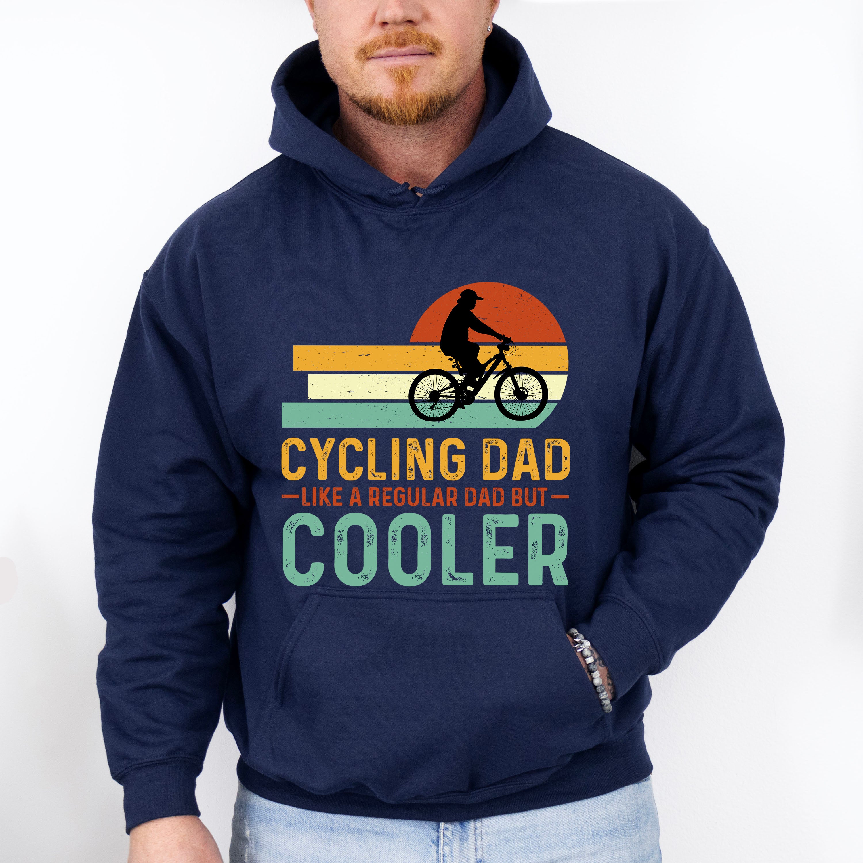 Cycling Dad Father's Day Unisex Crewneck T-Shirt Sweatshirt Hoodie