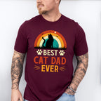 Best Cat Dad Ever Father's Day Unisex Crewneck T-Shirt Sweatshirt Hoodie