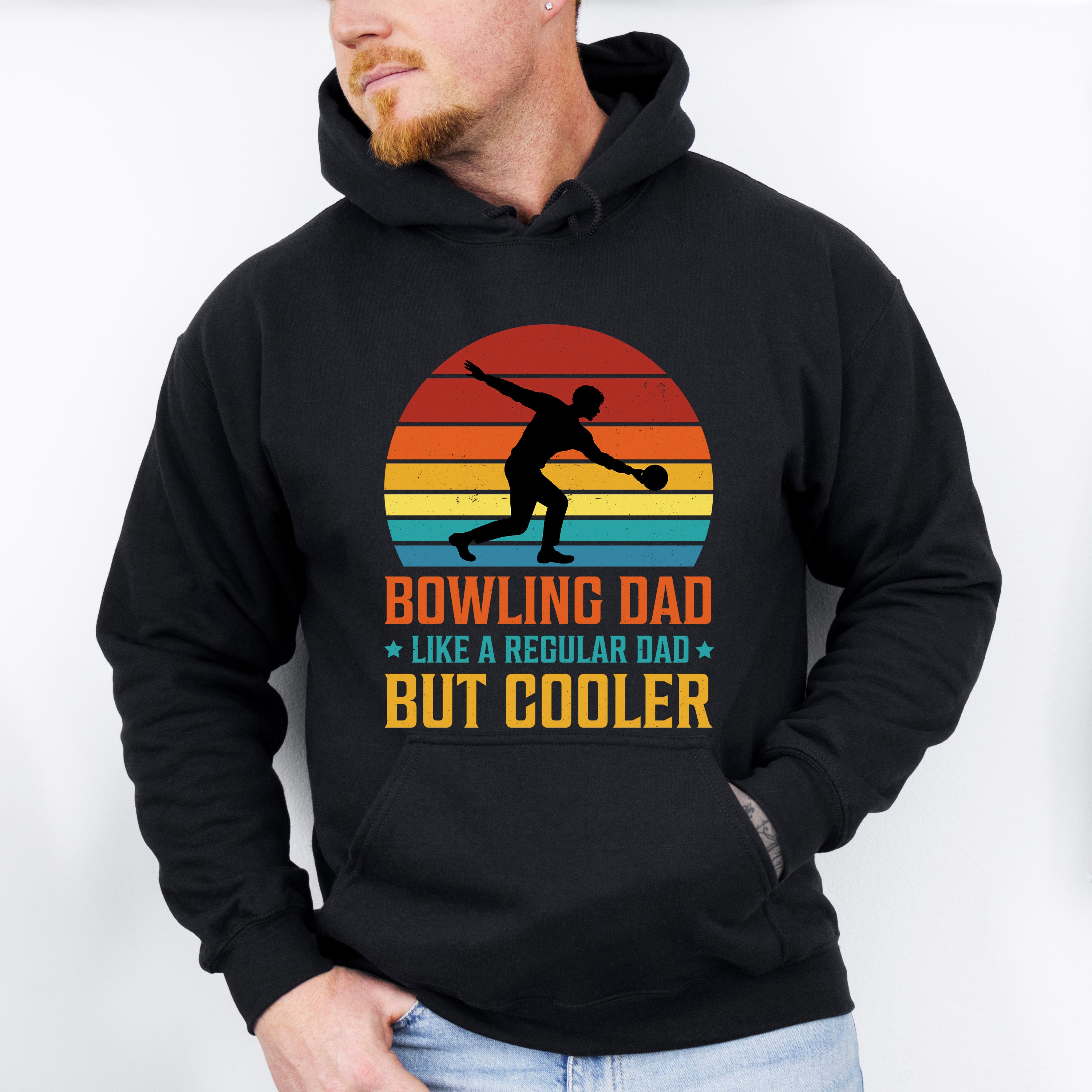 Bowling Dad Father's Day Unisex Crewneck T-Shirt Sweatshirt Hoodie