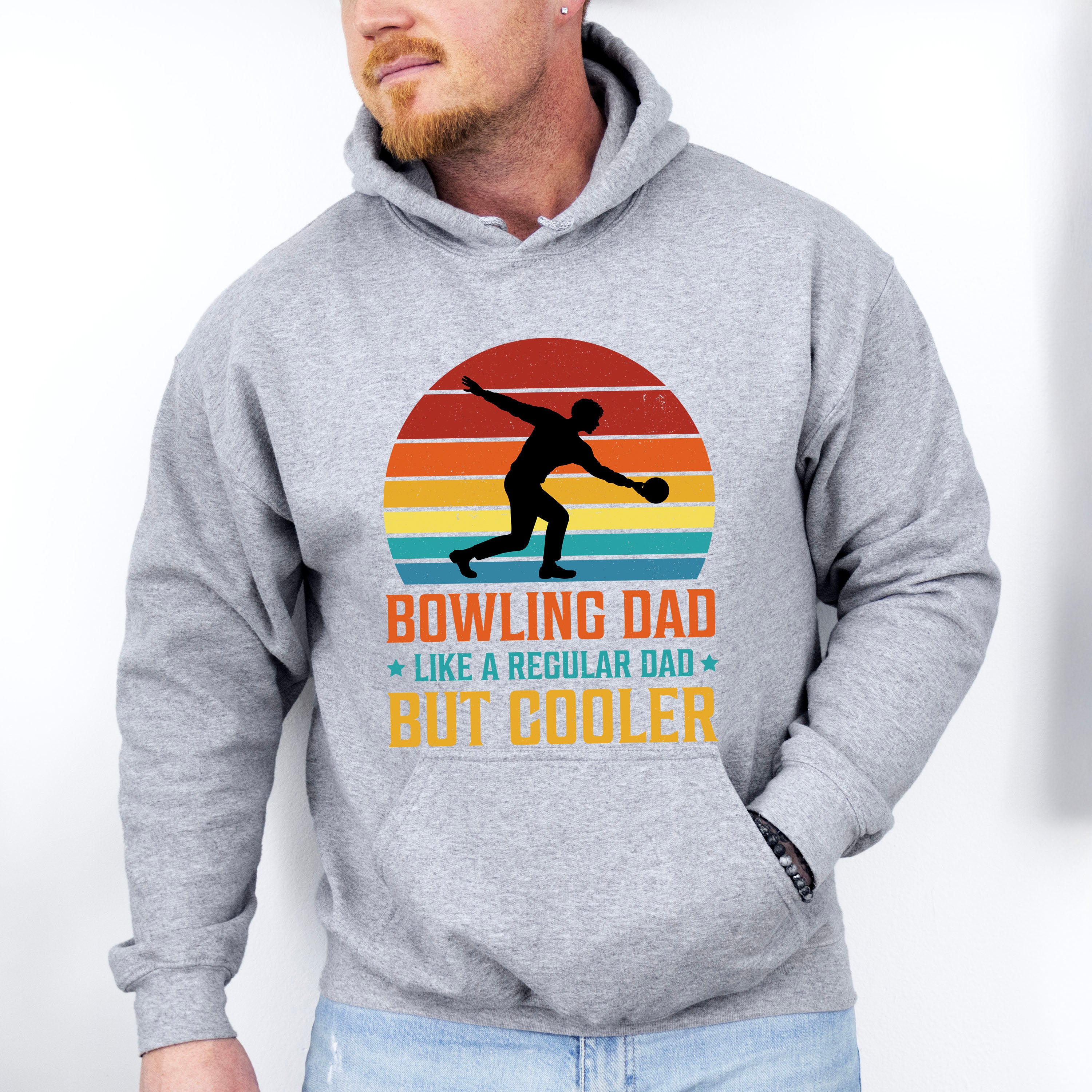 Bowling Dad Father's Day Unisex Crewneck T-Shirt Sweatshirt Hoodie