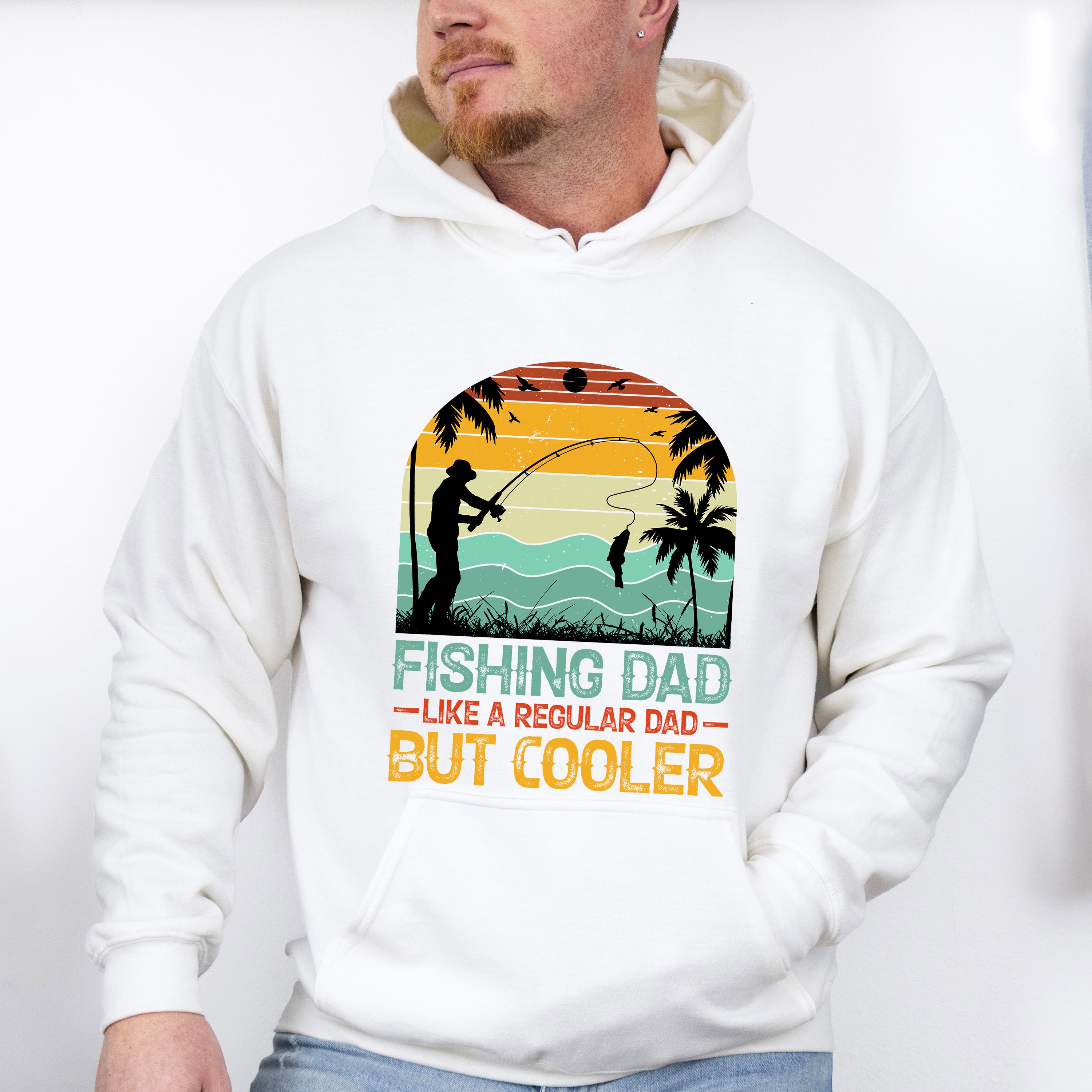 Fishing Dad Father's Day Unisex Crewneck T-Shirt Sweatshirt Hoodie
