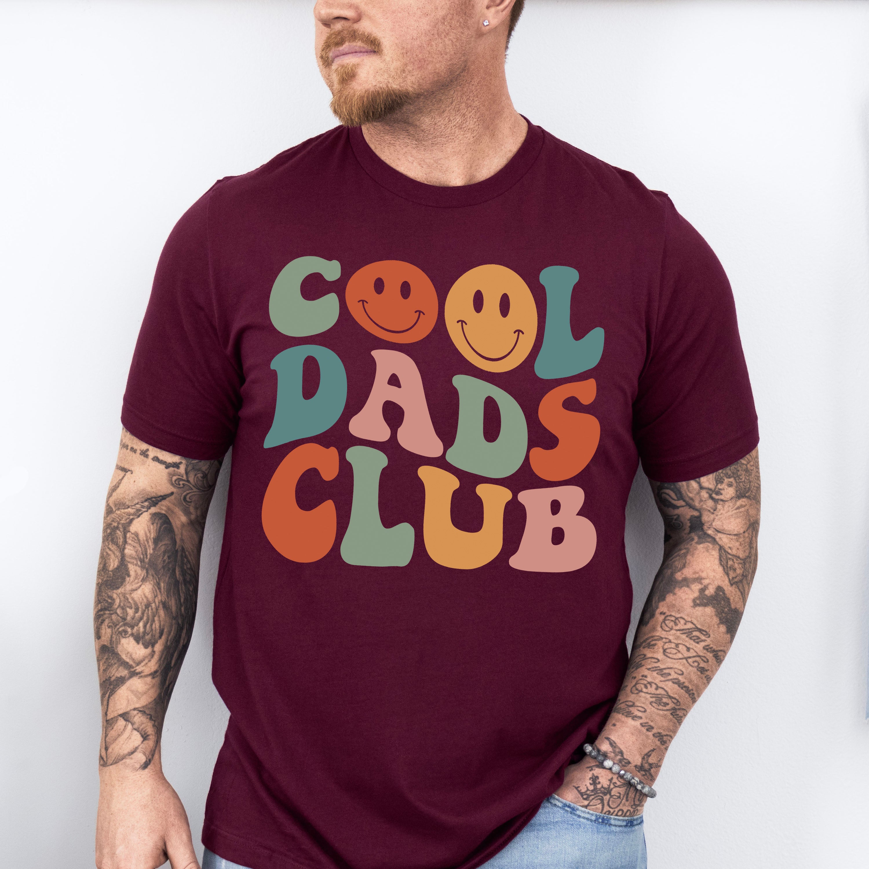 Cool Dads Club Father's Day Unisex Crewneck T-Shirt Sweatshirt Hoodie