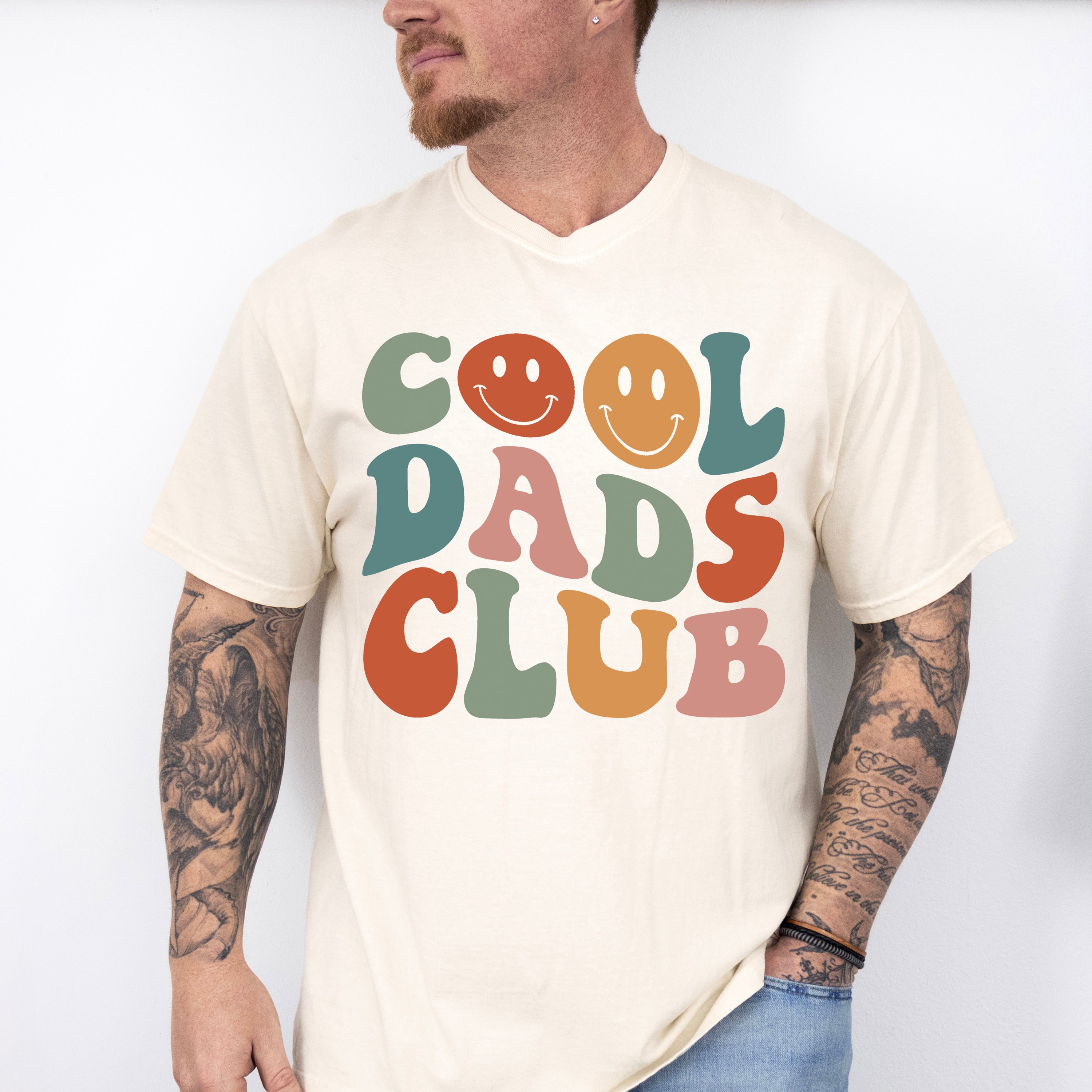 Cool Dads Club Father's Day Unisex Crewneck T-Shirt Sweatshirt Hoodie