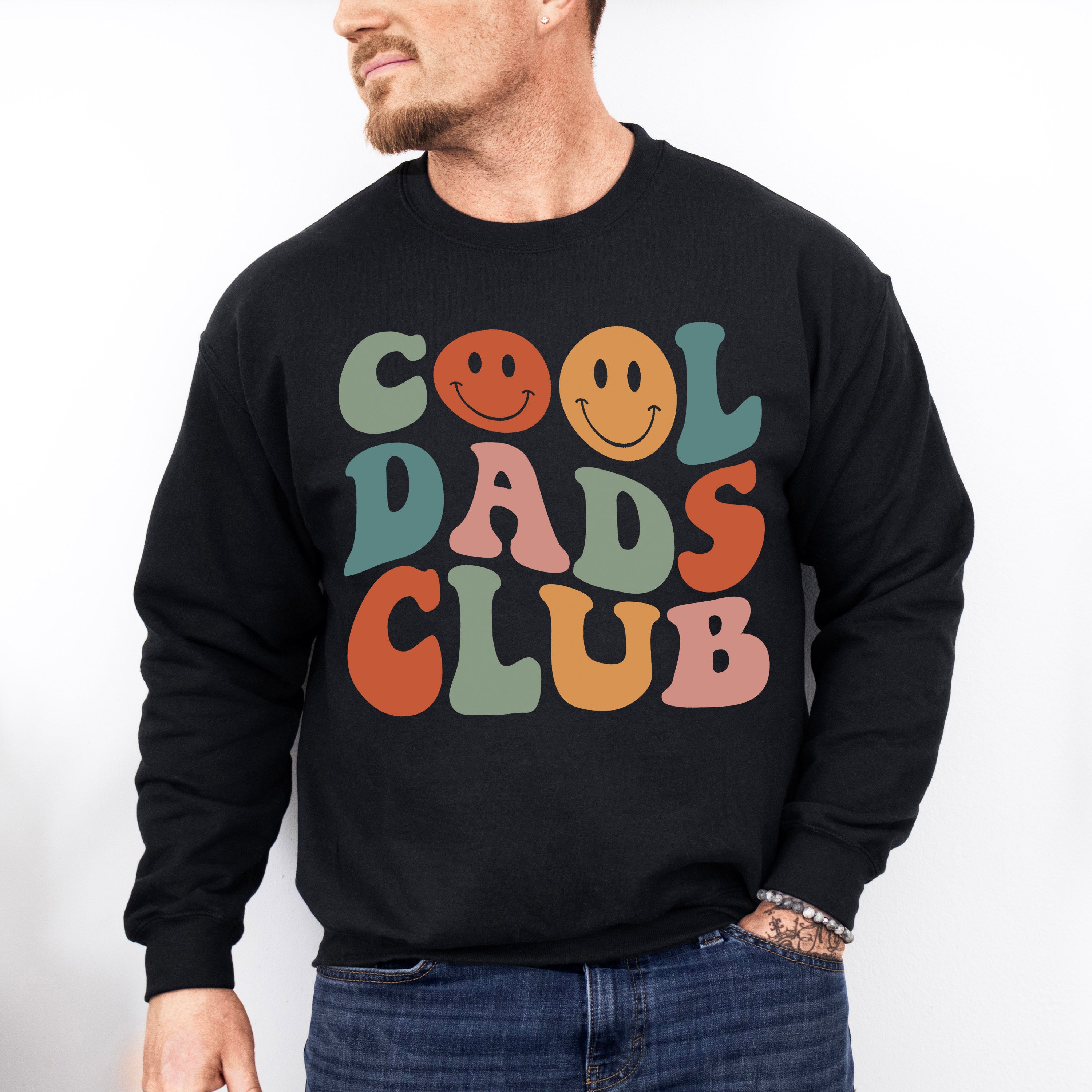 Cool Dads Club Father's Day Unisex Crewneck T-Shirt Sweatshirt Hoodie
